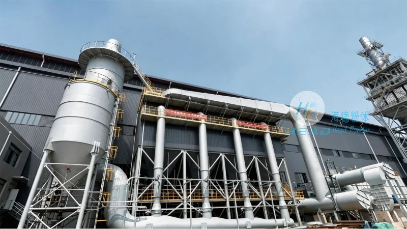 広東省東莞の電子企業向けシリカ粉末の正圧空気搬送プロジェクト事例