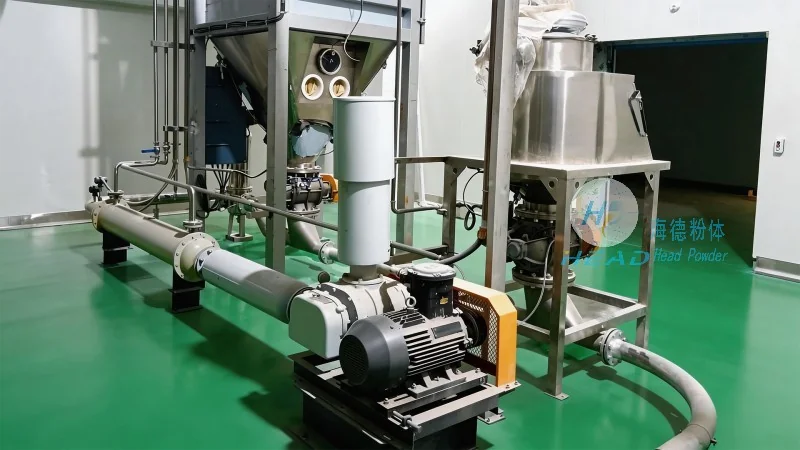 天津の石油化学企業向けポリエチレンペルレットの密相空気輸送プロジェクト事例